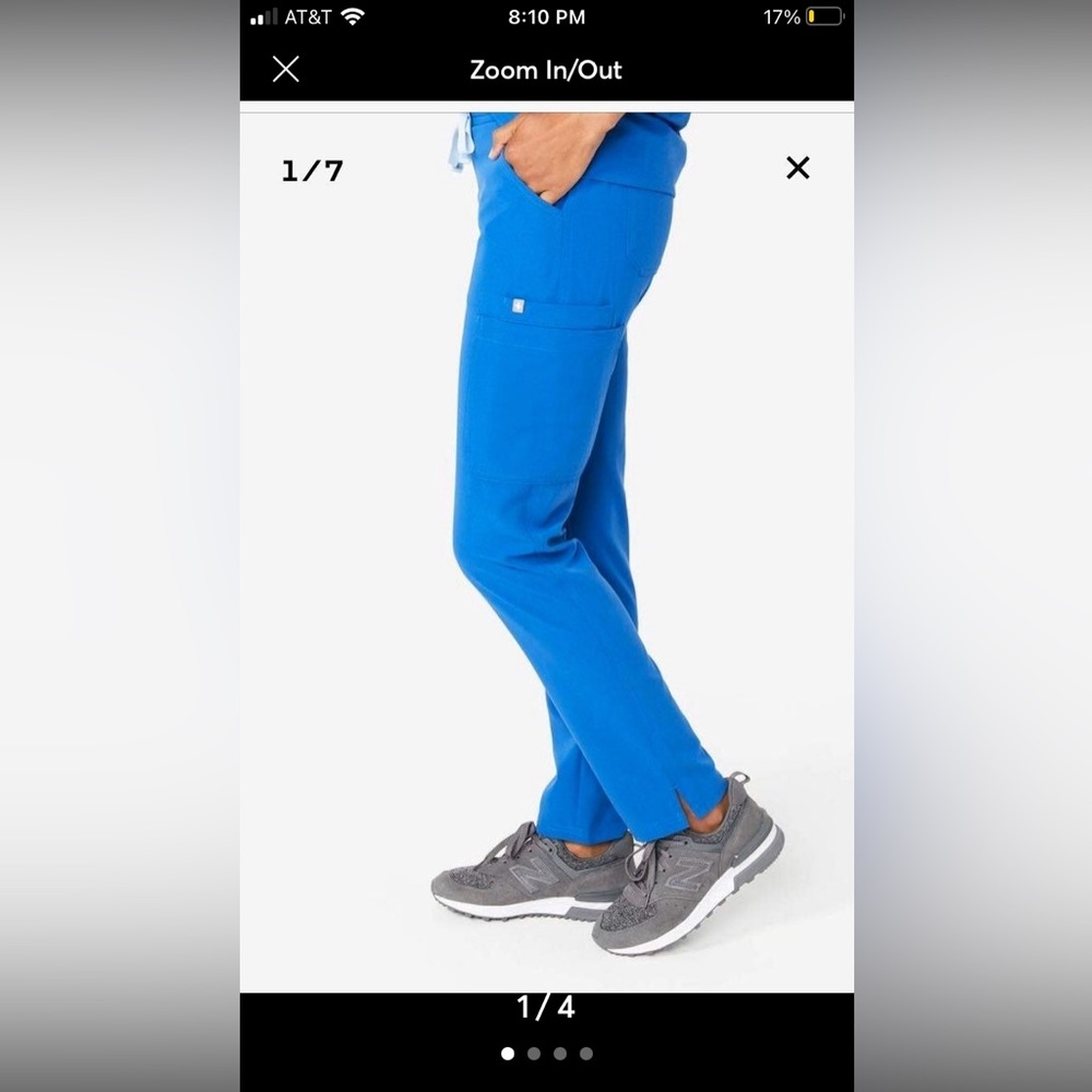 Figs Royal blue Yola